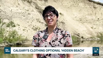 Calgary’s clothing optional 'Hidden Beach'