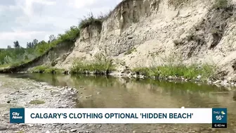 Calgary’s clothing optional 'Hidden Beach'