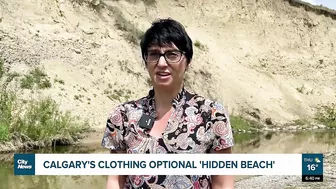 Calgary’s clothing optional 'Hidden Beach'