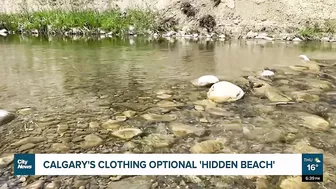 Calgary’s clothing optional 'Hidden Beach'