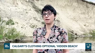 Calgary’s clothing optional 'Hidden Beach'