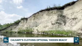 Calgary’s clothing optional 'Hidden Beach'