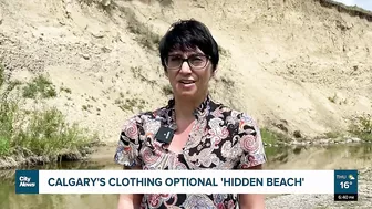 Calgary’s clothing optional 'Hidden Beach'