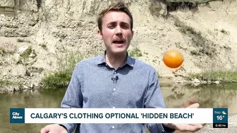 Calgary’s clothing optional 'Hidden Beach'