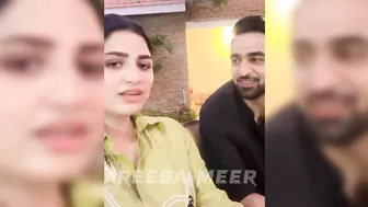 Maryam and Malik Zubair from #terebin Live On Instagram