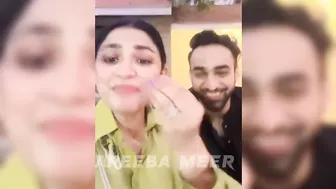 Maryam and Malik Zubair from #terebin Live On Instagram