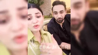 Maryam and Malik Zubair from #terebin Live On Instagram