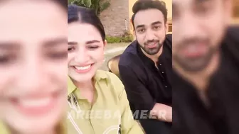 Maryam and Malik Zubair from #terebin Live On Instagram