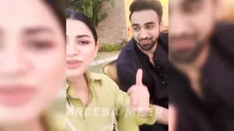 Maryam and Malik Zubair from #terebin Live On Instagram