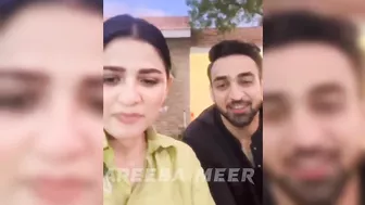 Maryam and Malik Zubair from #terebin Live On Instagram