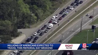 Most congested times to travel on Memorial Day weekend