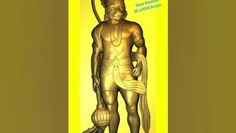 Jay shree Hanuman, 3D artCAM Designs, 3D Models https://rkdesigns.art