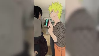 Naruto tries to get Sasuke to play games