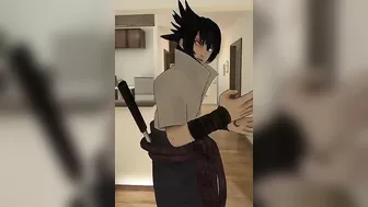 Naruto tries to get Sasuke to play games