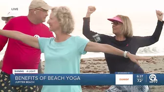 The benefits of beach yoga in Jupiter