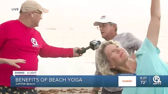 The benefits of beach yoga in Jupiter