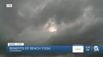 The benefits of beach yoga in Jupiter