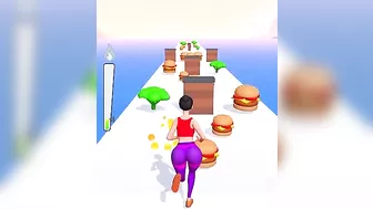 Twerk Race 3D | Eat your big ass and go to the butt race! #shorts