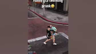 Funny GTA Twerk Prank ???? #gta #gtarp #gtatrolling #gtafunnymoments #fivem #gtaviral #fyp