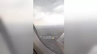 Un usuario de TikTok logró grabar, desde un avión, al Popocatépetl entrando en erupción