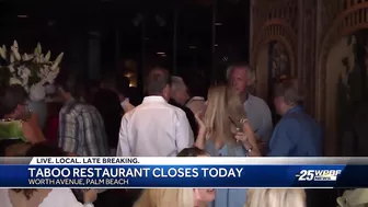 Ta-boo restaurant on Palm Beach closes its doors after 82 years in business