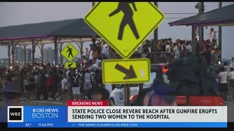 2 people shot, 1 grazed, near Revere Beach; State Police close beach