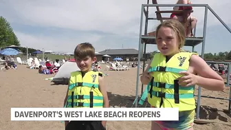 Davenport's West Lake Beach reopens