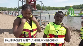 Davenport's West Lake Beach reopens