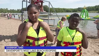 Davenport's West Lake Beach reopens