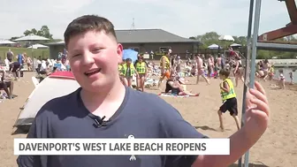 Davenport's West Lake Beach reopens