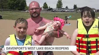 Davenport's West Lake Beach reopens