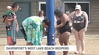 Davenport's West Lake Beach reopens