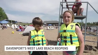 Davenport's West Lake Beach reopens