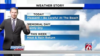 Pleasant weather, dangerous beach conditions continue for holiday weekend