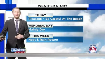 Pleasant weather, dangerous beach conditions continue for holiday weekend