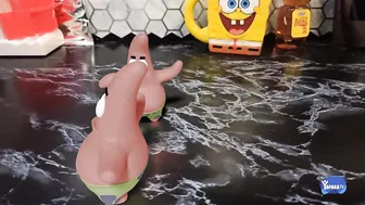 Patrick Star Battle for Bikini Bottom Rehydrated Animations | SpongeBob in real life