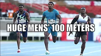 Fred Kerley VS. Trayvon Bromell & Yohan Blake || 2023 Diamond League Rabat Men's 100 Meters