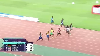 Fred Kerley VS. Trayvon Bromell & Yohan Blake || 2023 Diamond League Rabat Men's 100 Meters