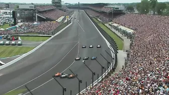 Green flag drops on 107th Indy 500 at Indianapolis Motor Speedway | Motorsports on NBC