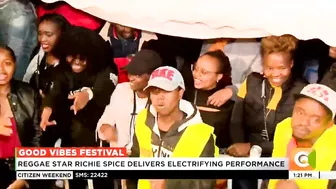 Reggae star Richie Spice delivers electrifying performance at KICC