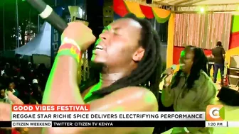 Reggae star Richie Spice delivers electrifying performance at KICC