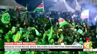 Reggae star Richie Spice delivers electrifying performance at KICC