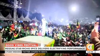 Reggae star Richie Spice delivers electrifying performance at KICC