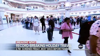 Record-breaking holiday travel l WNT