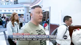 Record-breaking holiday travel l WNT