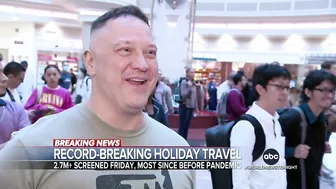 Record-breaking holiday travel l WNT