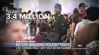 Record-breaking holiday travel l WNT