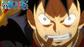 Luffy Hits Kaido With Roc Gun | One Piece