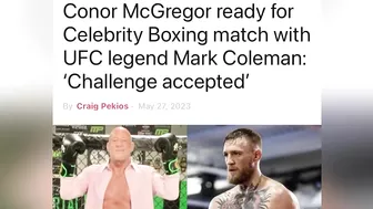 Conor McGregor Vs Mark Coleman on celebrity boxing it may happen