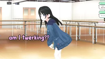 Rosemi Learns How to Twerk with 3D Model (and failed miserably) | Nijisanji EN Clip